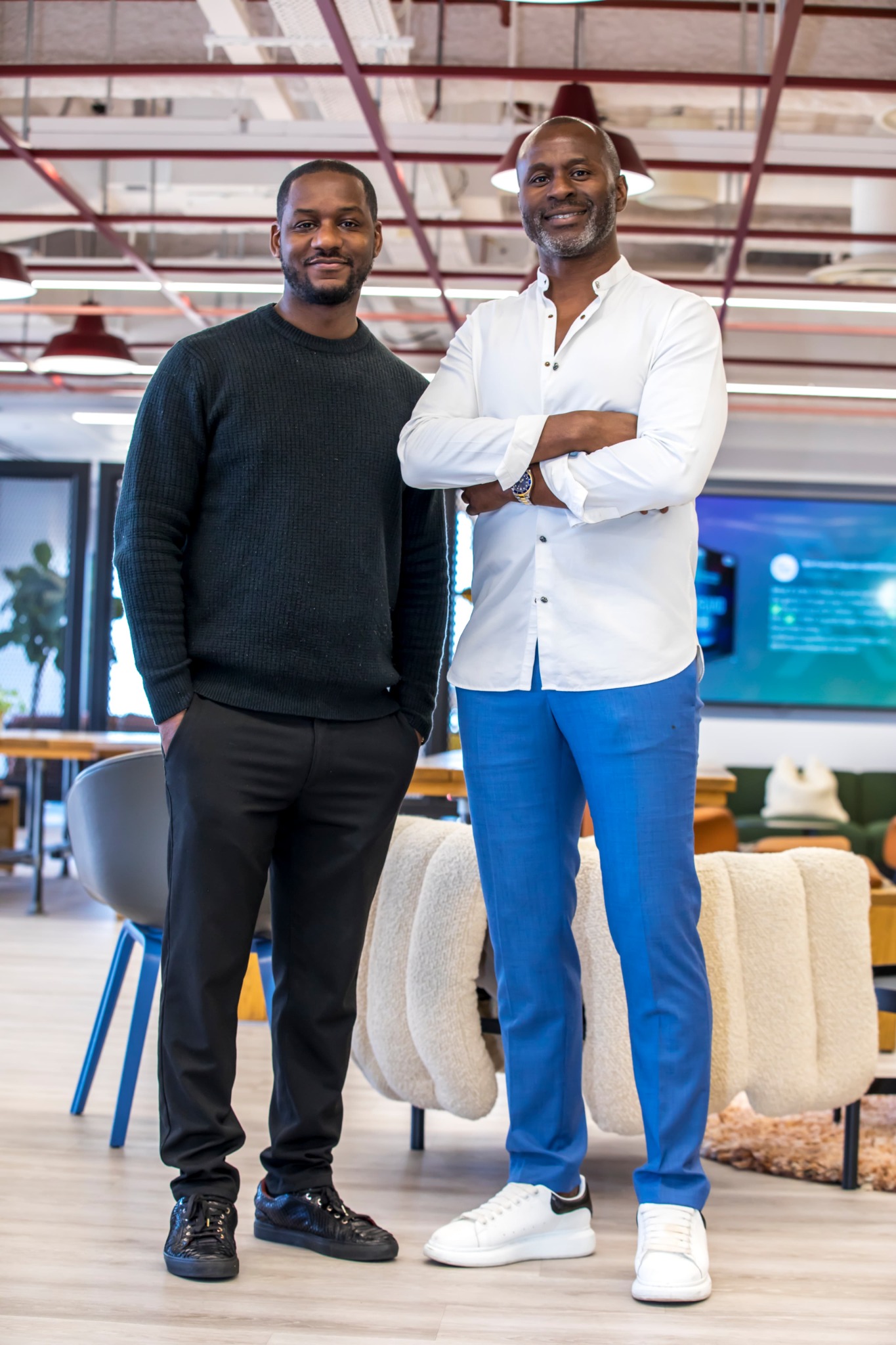 The two founders of Invest London